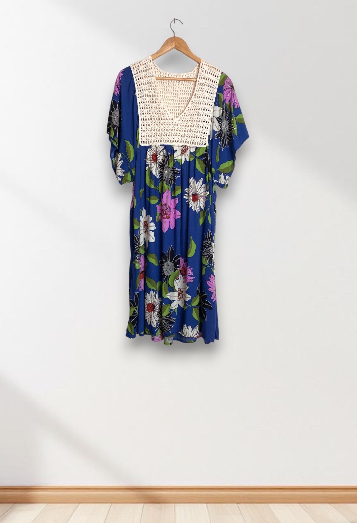 Kaftan Blu Midi