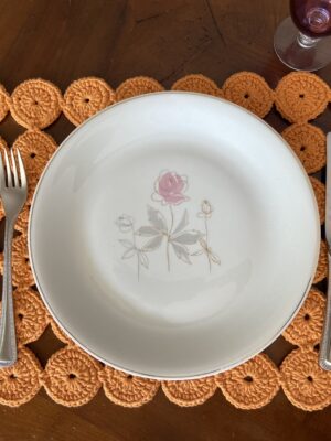 Jogo Americano Fuxico - Laranja